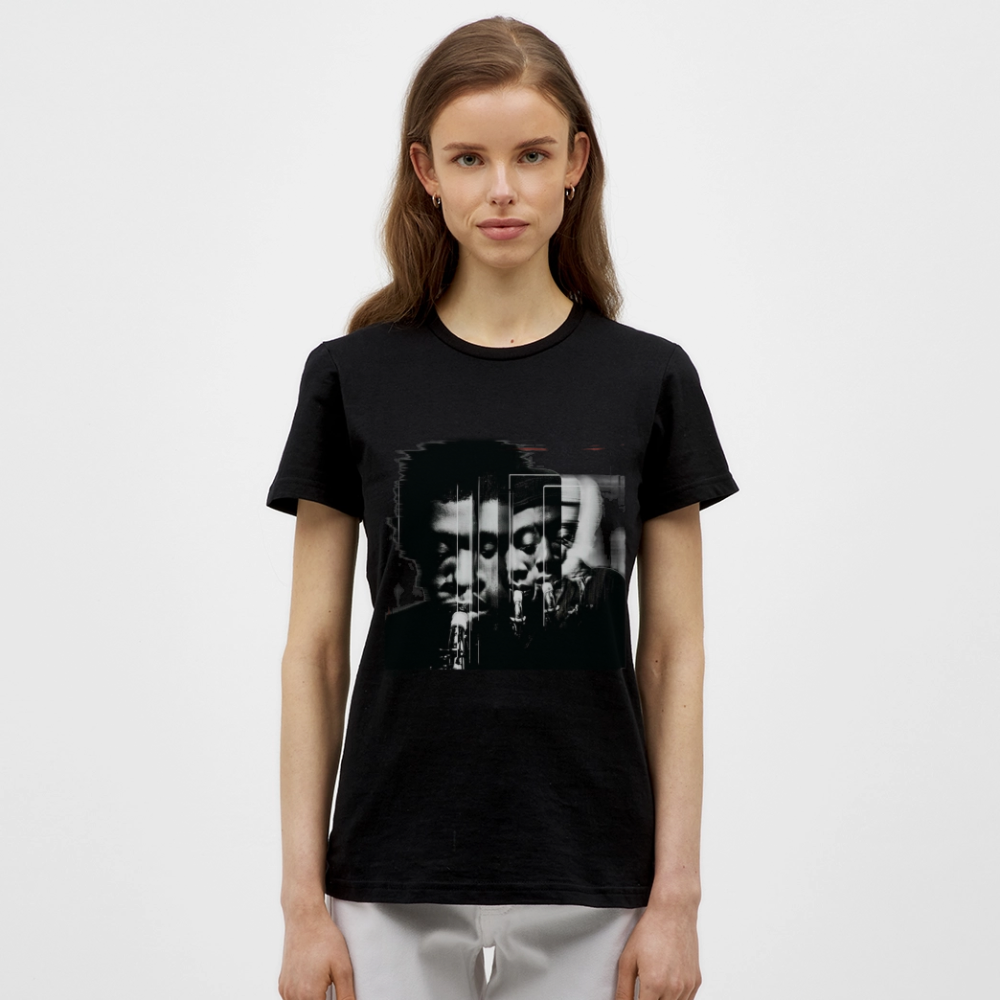 Between Breaths, T-shirt dam - svart