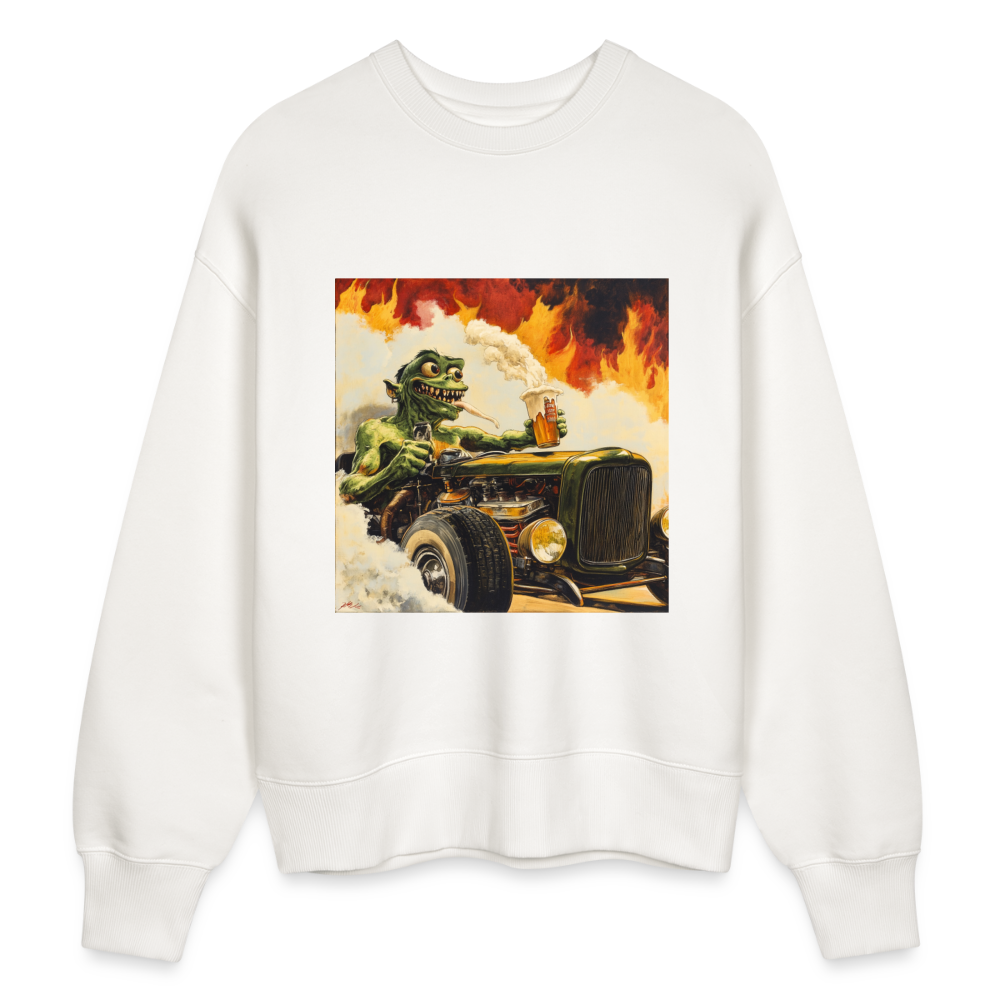 Ragg-Rex, Ekologisk oversizetröja RADDER unisex från Stanley/Stella - OFF WHITE