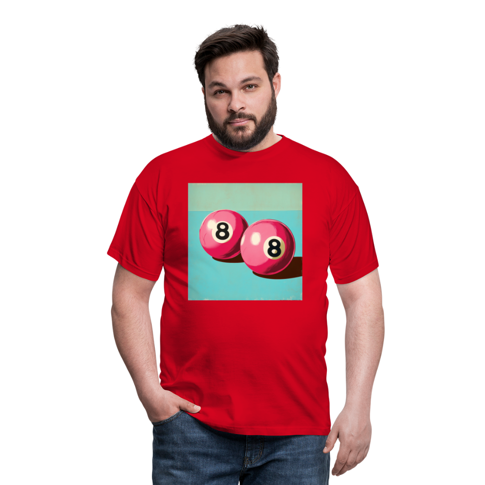 Rosa Rivaler, T-shirt herr - röd