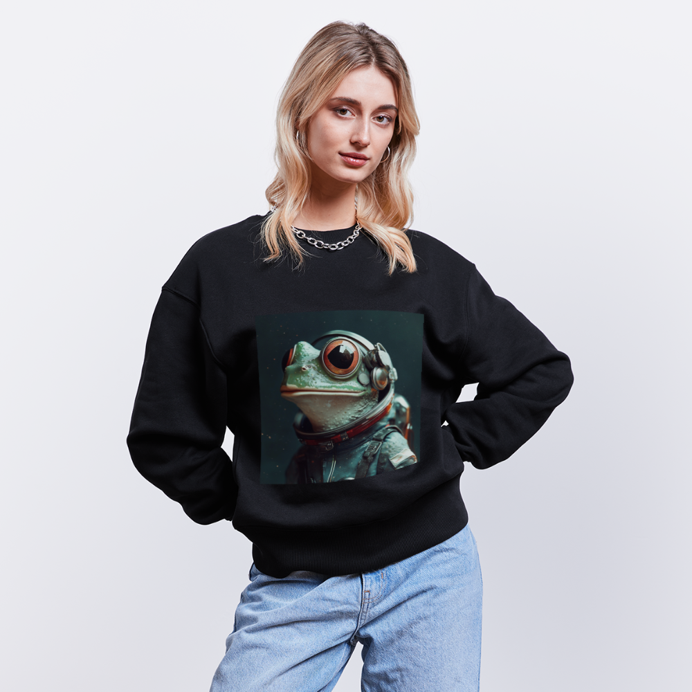 AstroFrog Amazonas, Ekologisk oversizetröja RADDER unisex från Stanley/Stella - svart