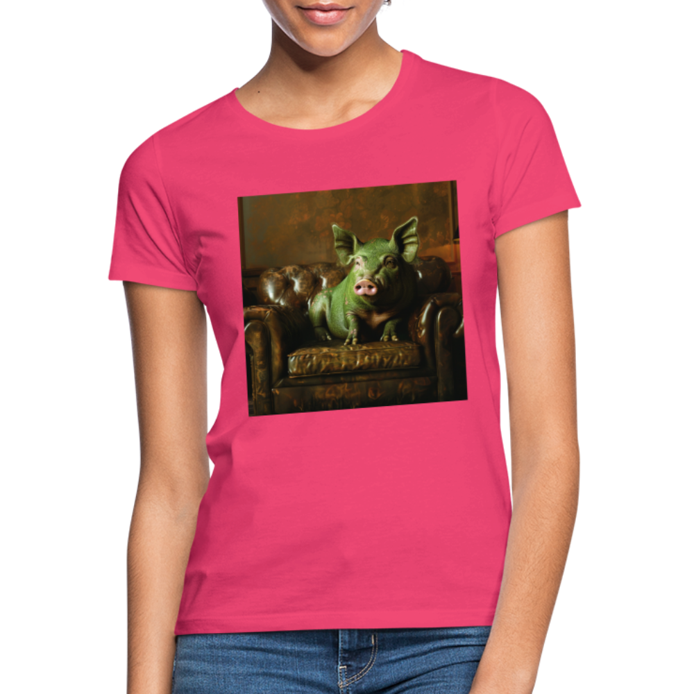 Grön Elegans, T-shirt dam - azalea