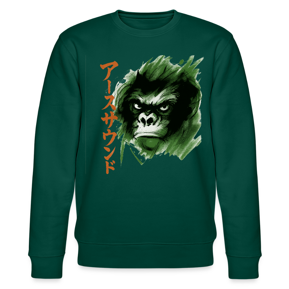 Earth Sound, Ekologisk sweatshirt CHANGER unisex från Stanley/Stella - skogsgrön