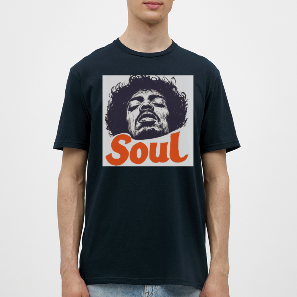 Kärlek, frihet och rättvisa, T-shirt herr - marinblå