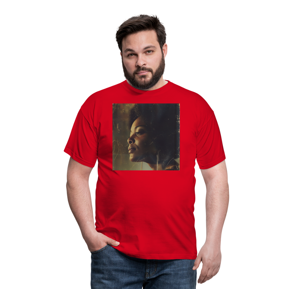 Echoes of Blue, T-shirt herr - röd