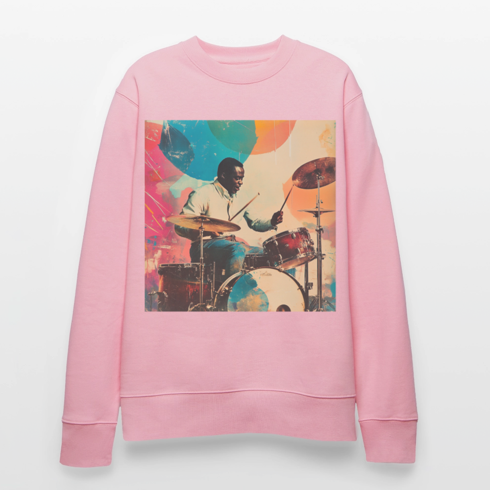 Rhythms of the Midnight Sky, Ekologisk sweatshirt CHANGER unisex från Stanley/Stella - ljusrosa