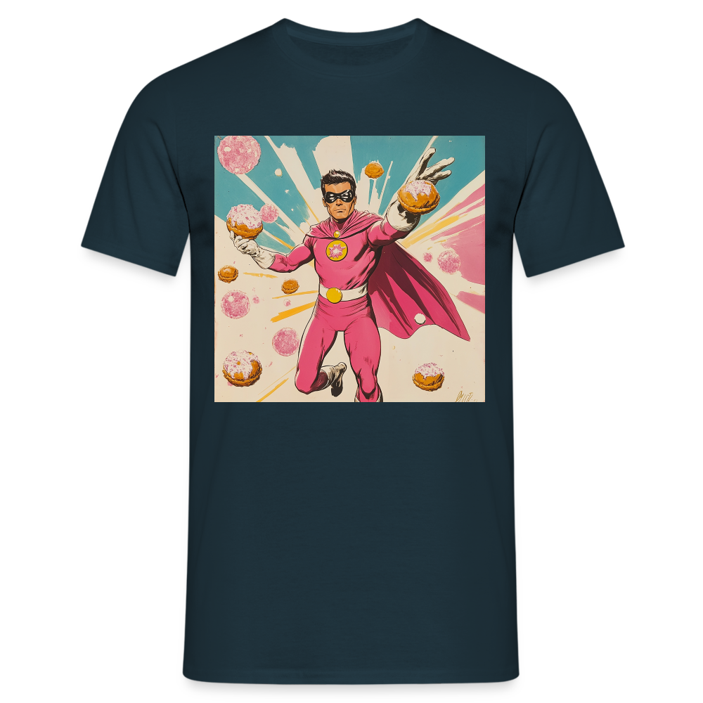 Frosting-Fury, T-shirt herr - marinblå