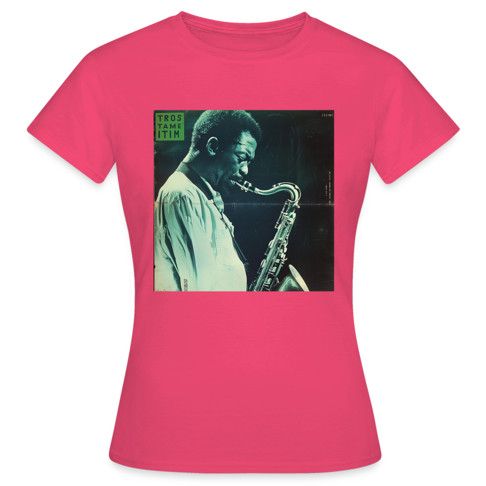 Gåtfull figur i jazzens underground, T-shirt dam - azalea