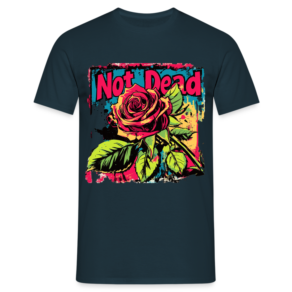 Den Eviga Rosen, T-shirt herr - marinblå