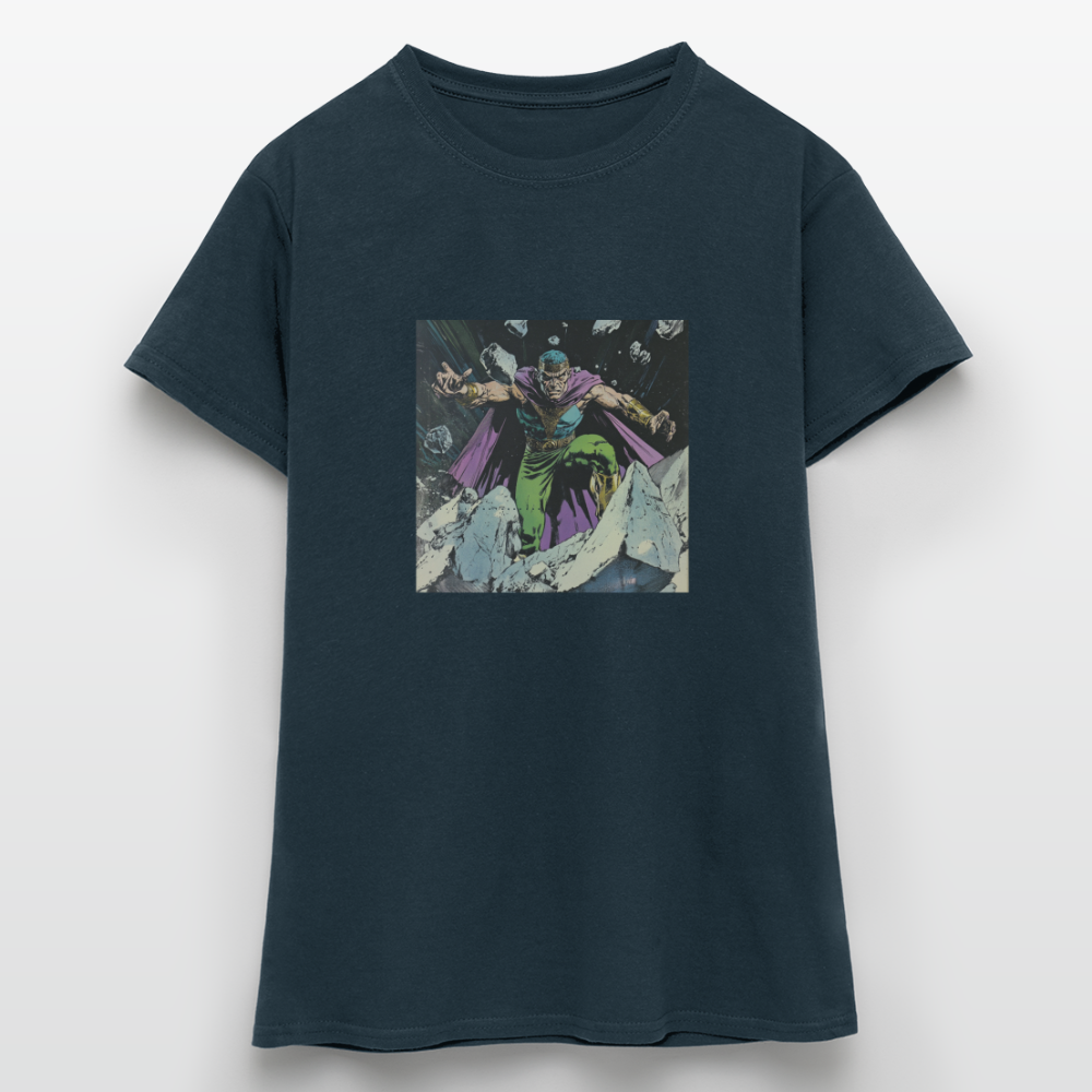 Granitus, T-shirt dam - marinblå