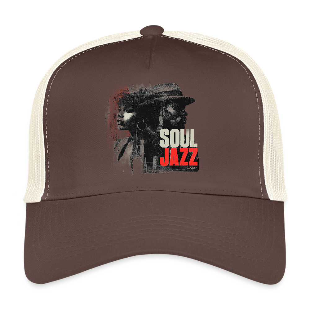 Soul Jazz Experience, Trucker Cap - brun/beige