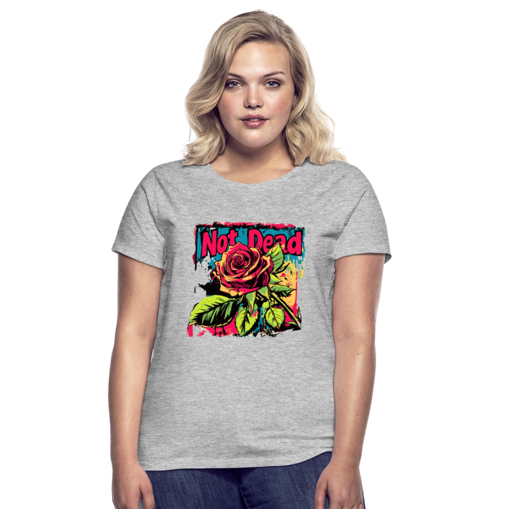 Den Eviga Rosen, T-shirt dam - gråmelerad
