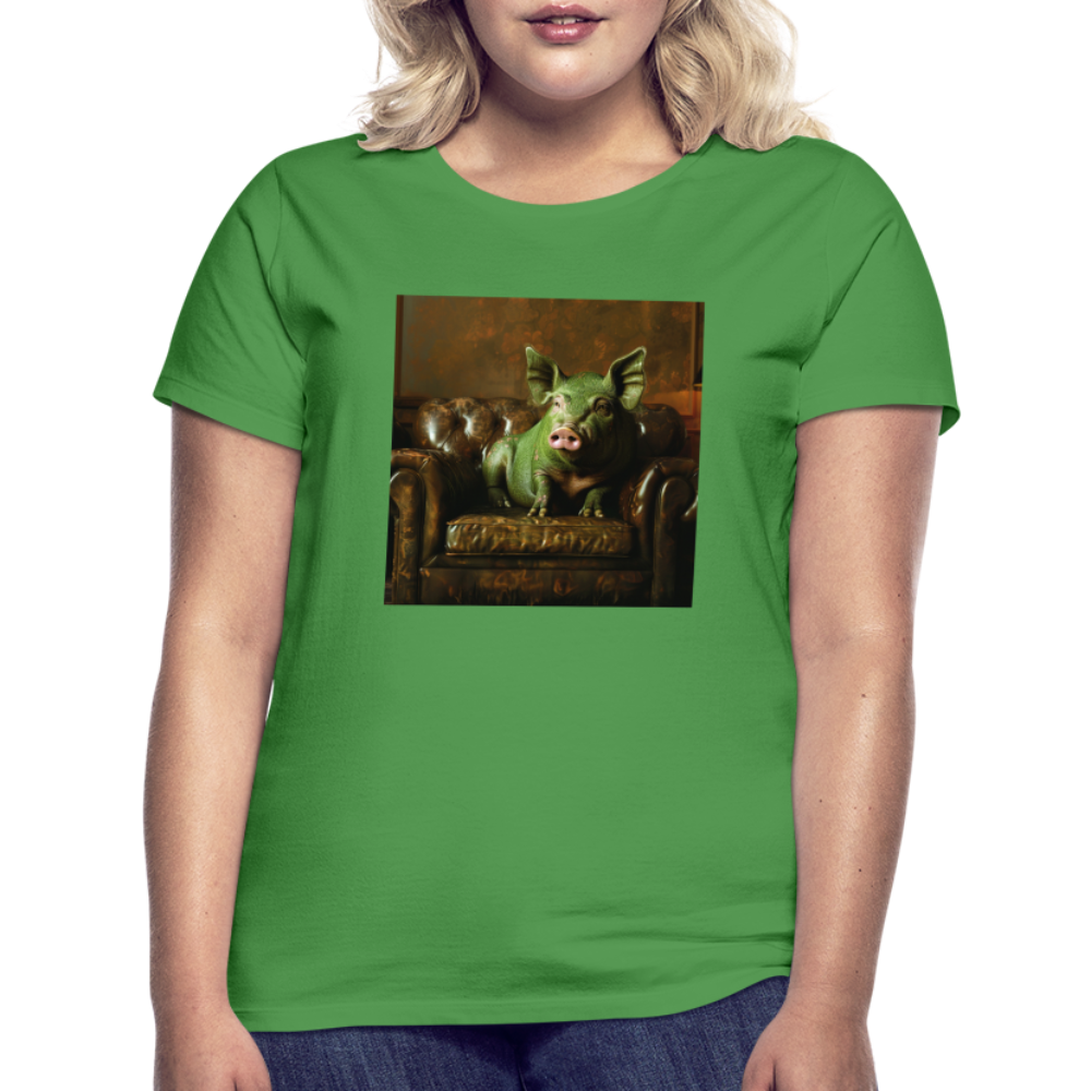 Grön Elegans, T-shirt dam - kellygrön