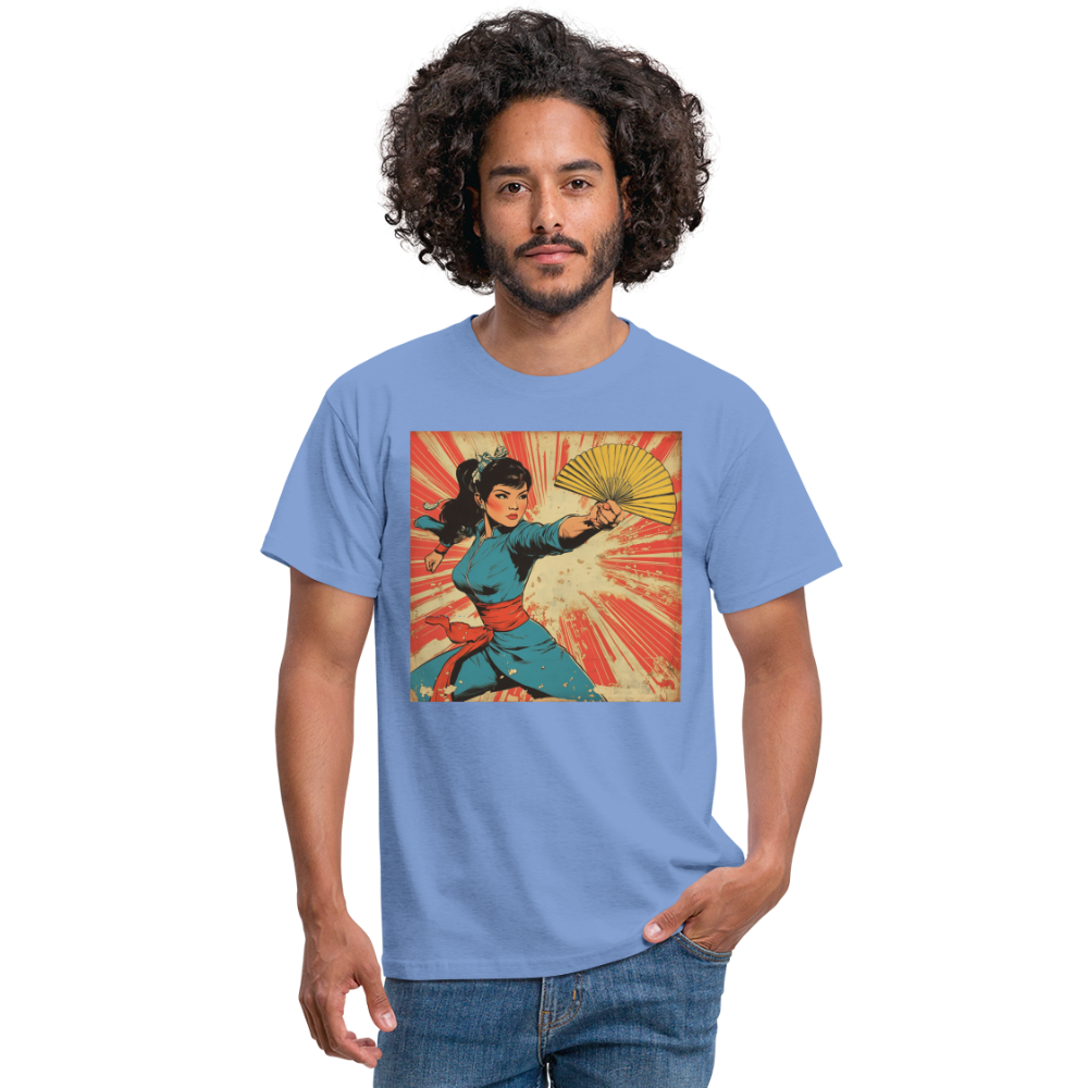 Solfjädern, T-shirt herr - carolina blue
