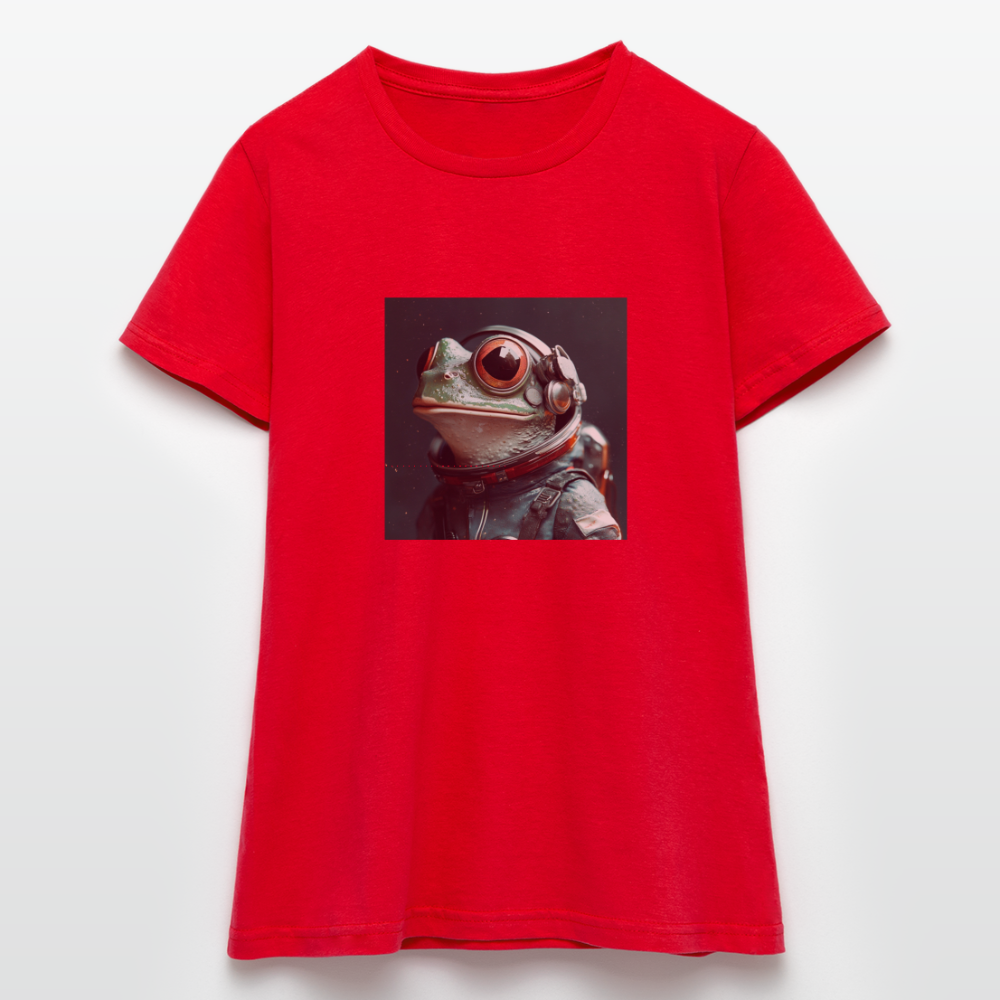 AstroFrog Amazonas, T-shirt dam - röd