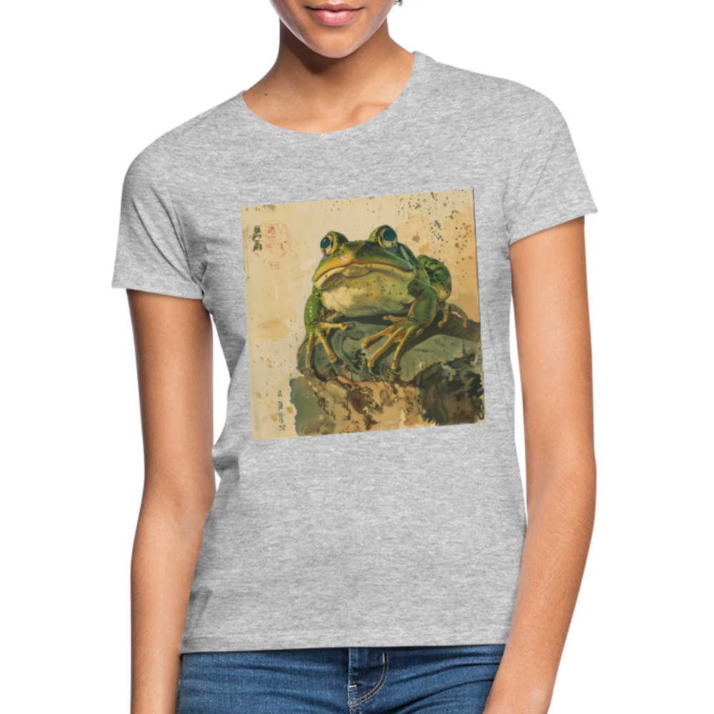 Grodan i Skymningen, T-shirt dam - gråmelerad