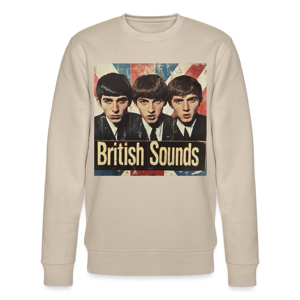 British sounds 1965, Ekologisk sweatshirt CHANGER unisex från Stanley/Stella - beige