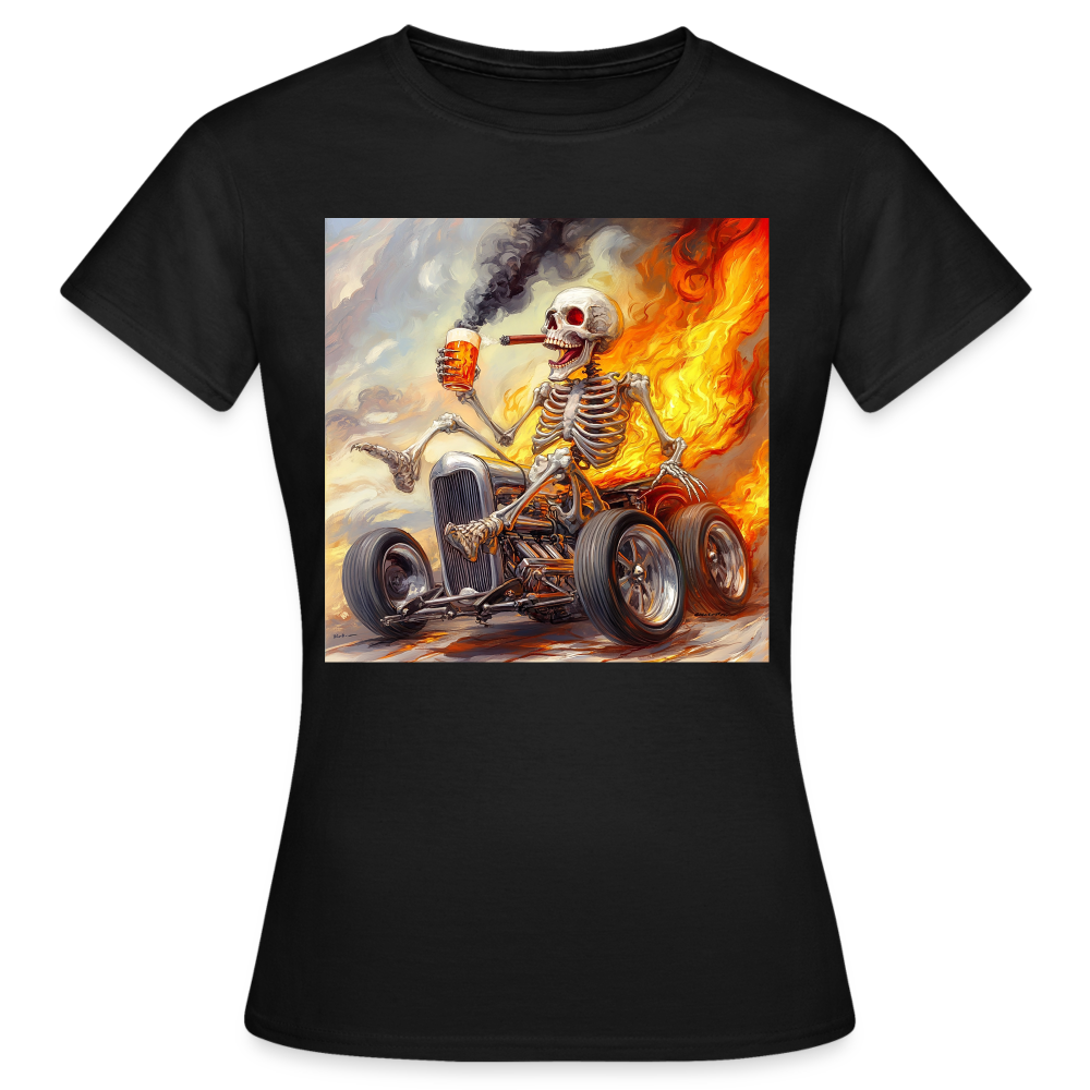 Knekta Krash, T-shirt dam - svart