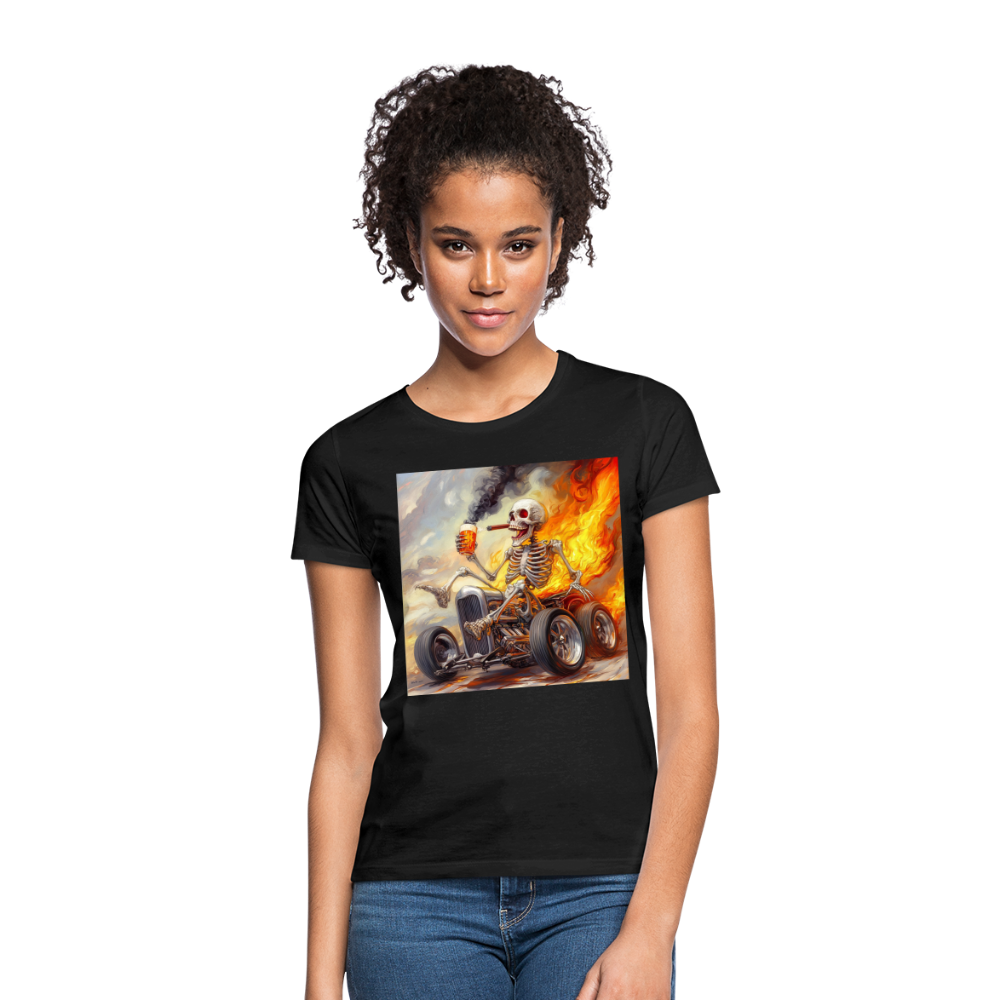 Knekta Krash, T-shirt dam - svart