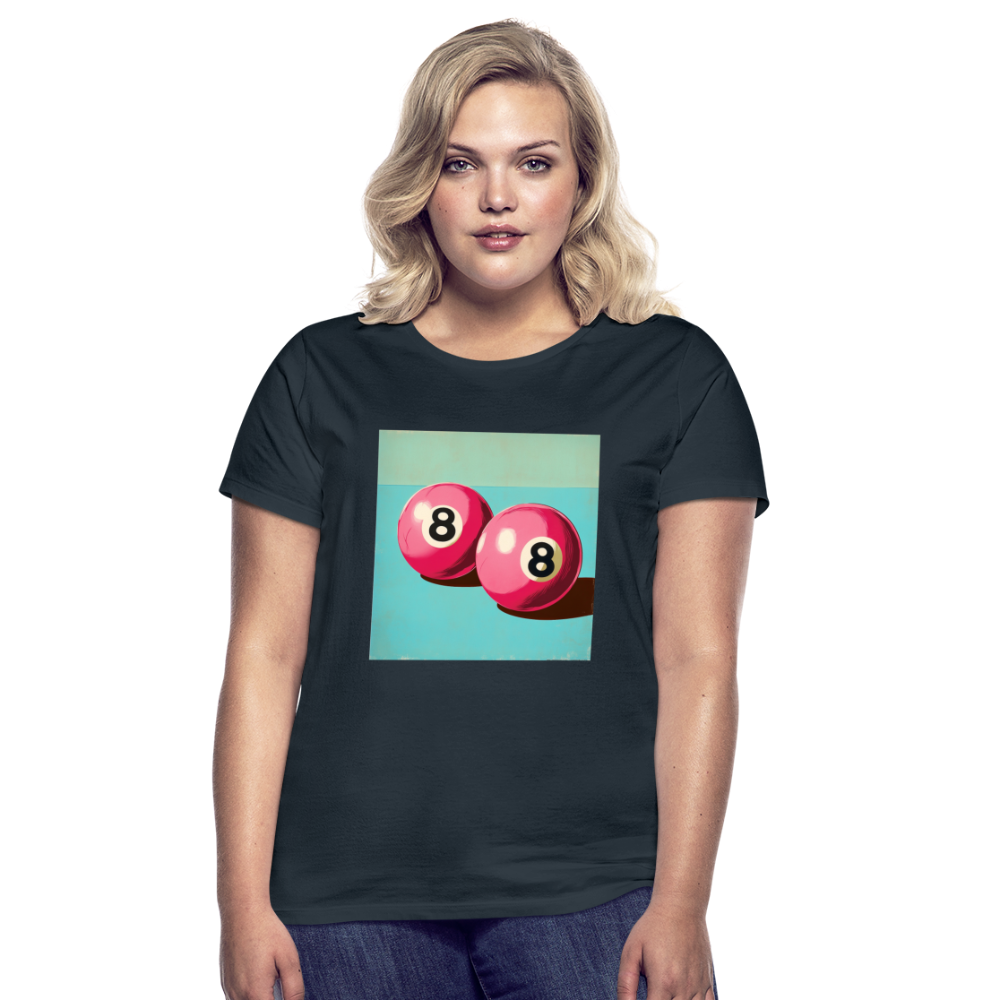Rosa Rivaler, T-shirt dam - marinblå