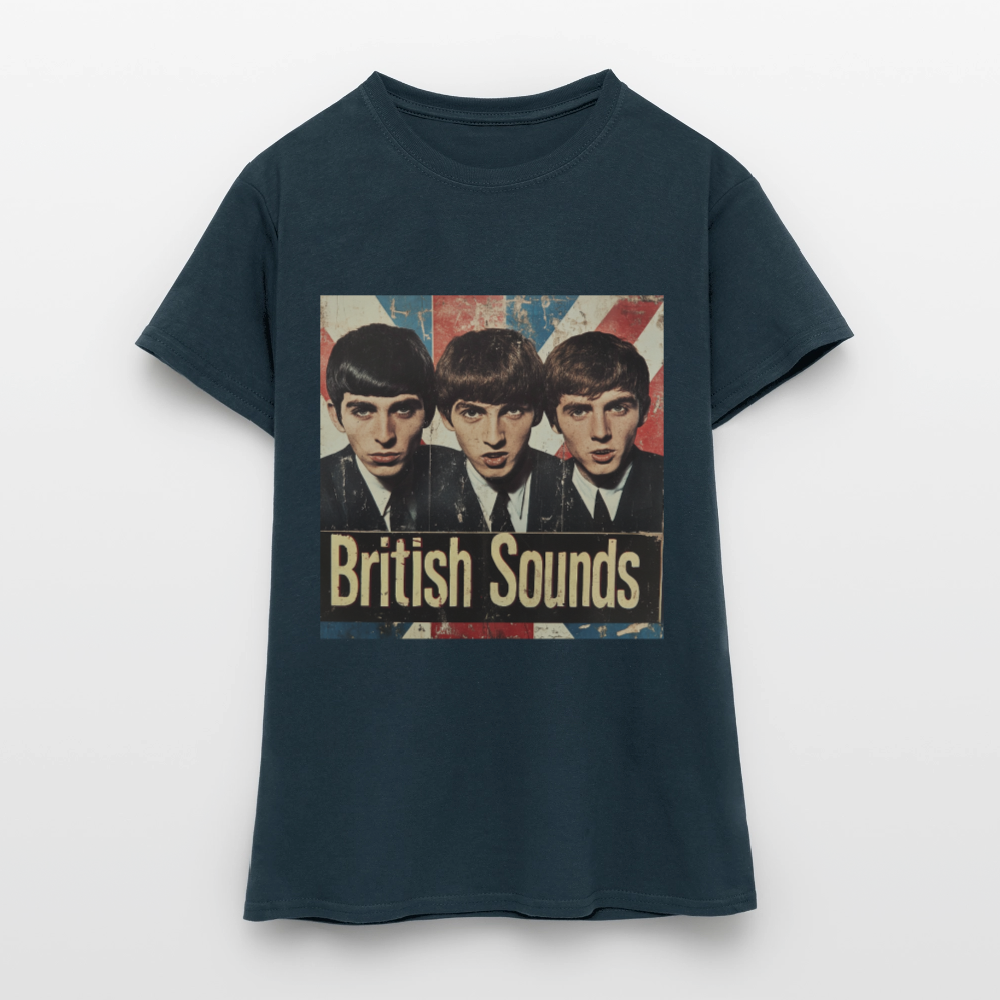 British sounds 1965, T-shirt dam - marinblå