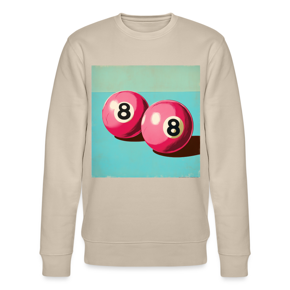 Rosa Rivaler, Ekologisk sweatshirt CHANGER unisex från Stanley/Stella - beige