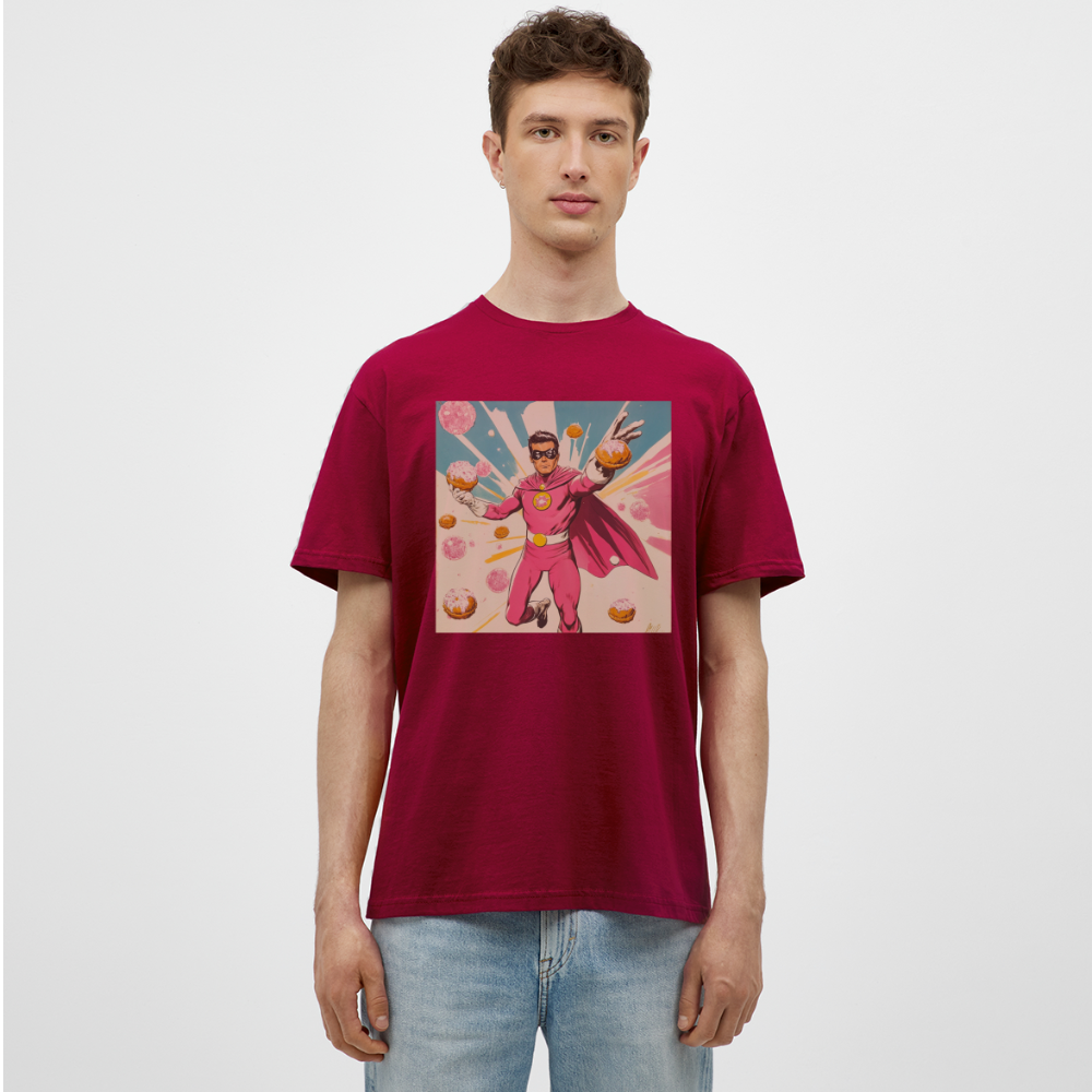 Frosting-Fury, T-shirt herr - tegelröd