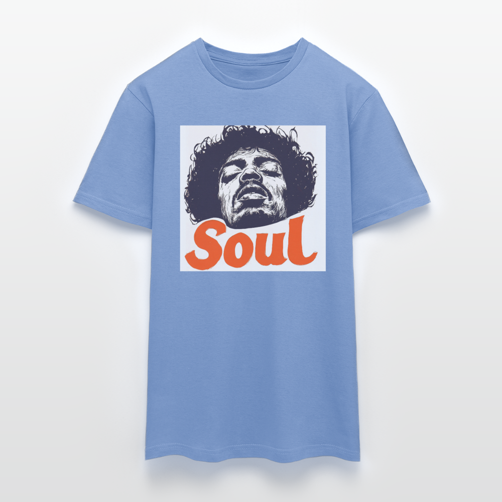 Kärlek, frihet och rättvisa, T-shirt herr - carolina blue
