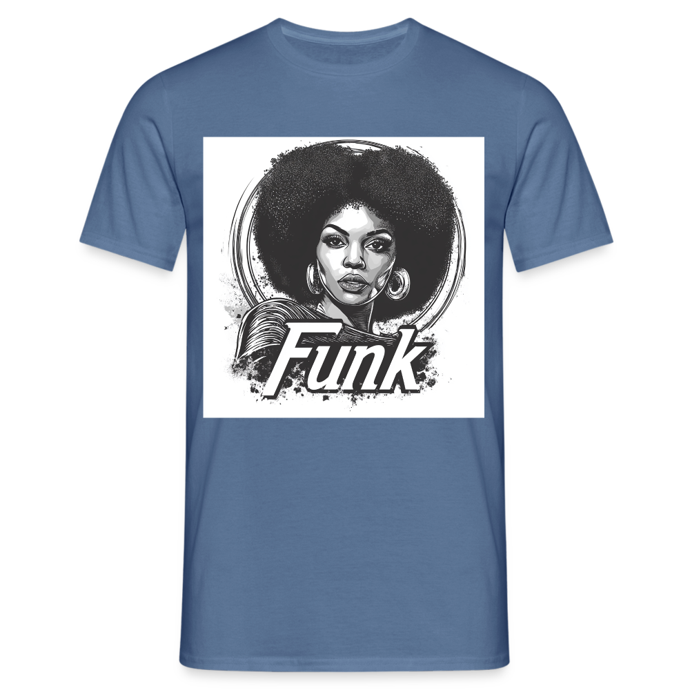 Funk Queen: Power in Motion, T-shirt herr - duvblå