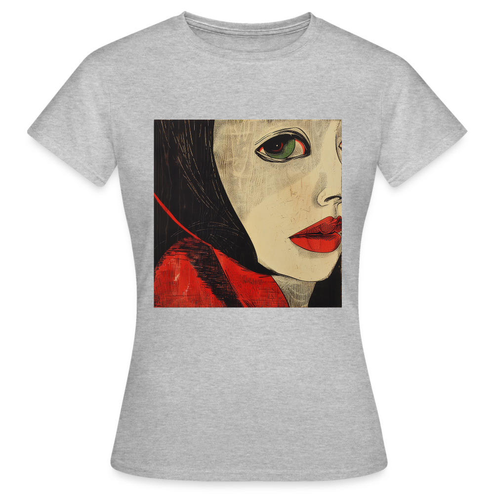 Fiskarfruns öga, T-shirt dam - gråmelerad