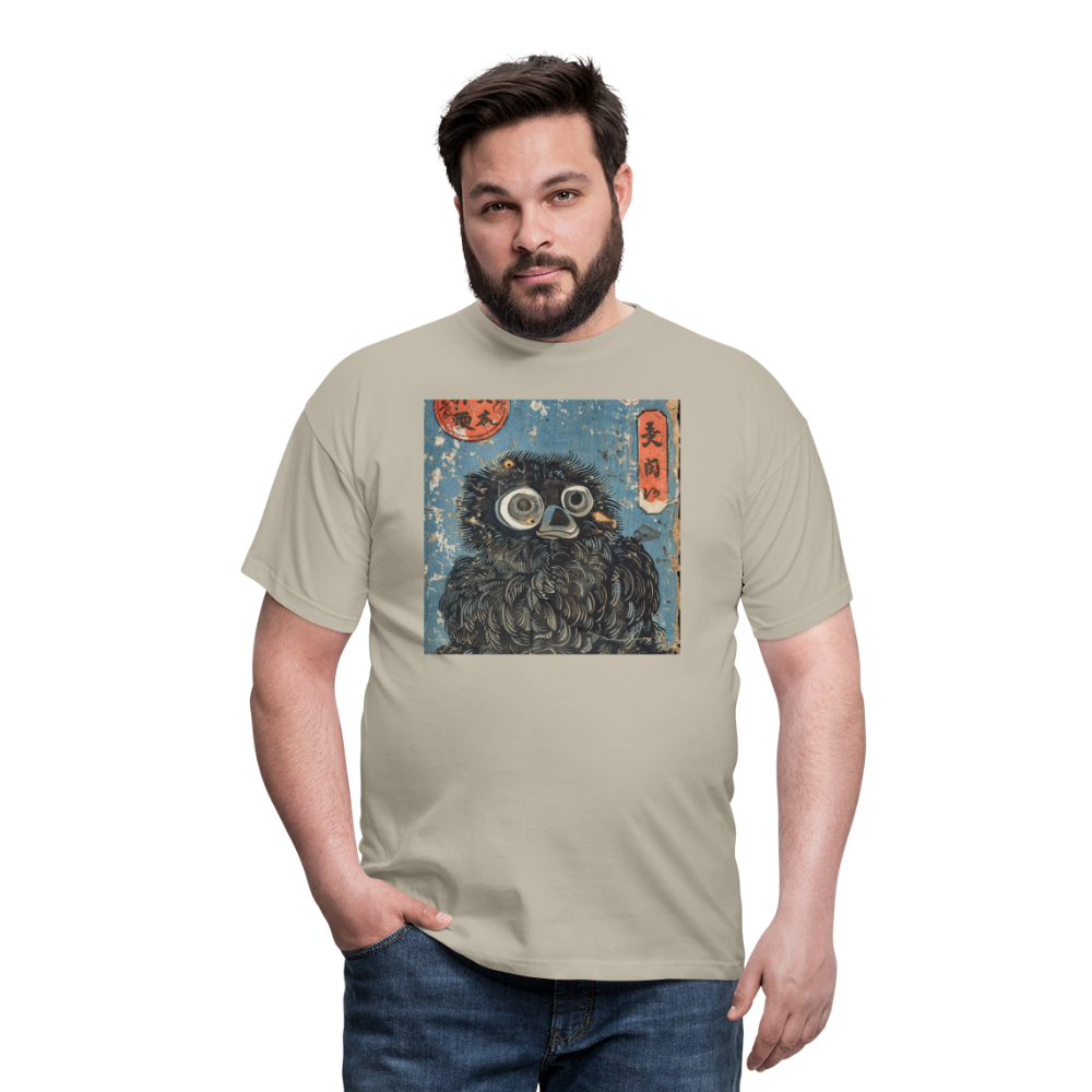 Denimiko, T-shirt herr - sandbeige