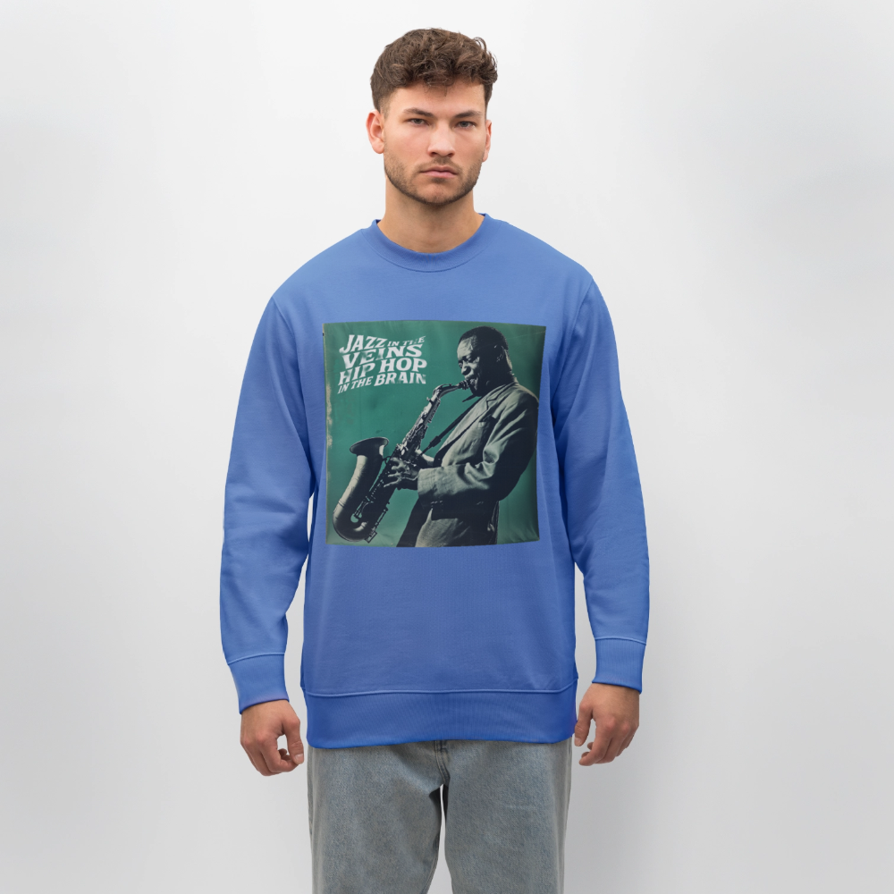 Groove in the Mind, Ekologisk sweatshirt CHANGER unisex från Stanley/Stella - blå
