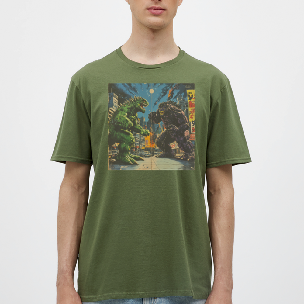 Kampen vid Solnedgången, T-shirt herr - Militärgrön