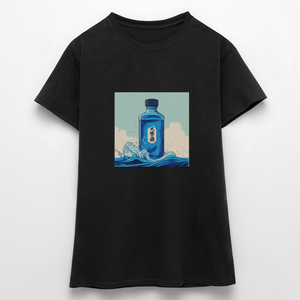 I Blått och Tystnad, T-shirt dam - svart