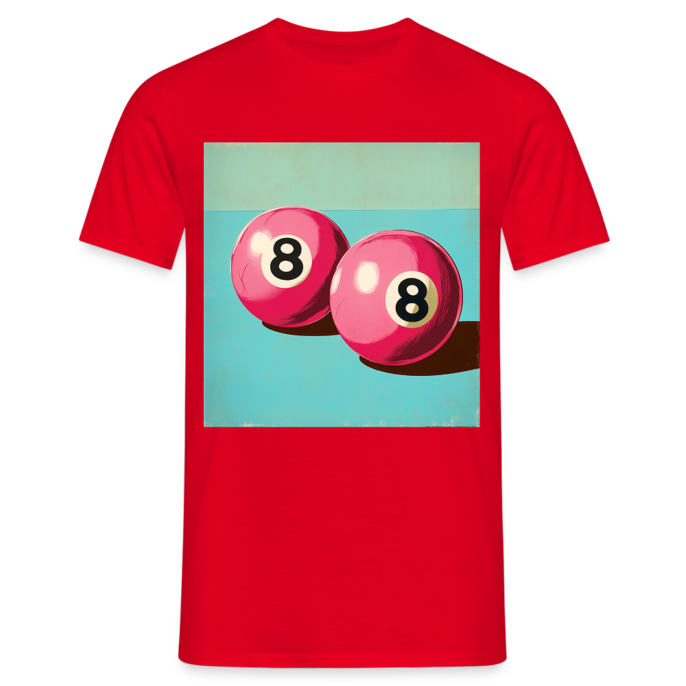 Rosa Rivaler, T-shirt herr - röd