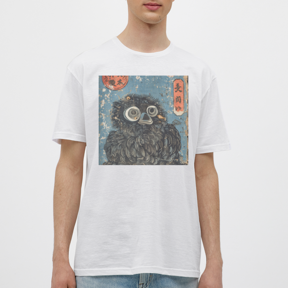 Denimiko, T-shirt herr - vit