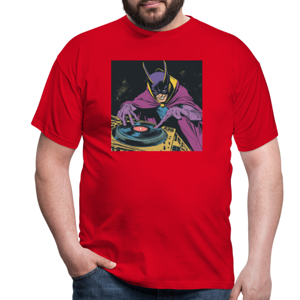 Purple Pulse, T-shirt herr - röd