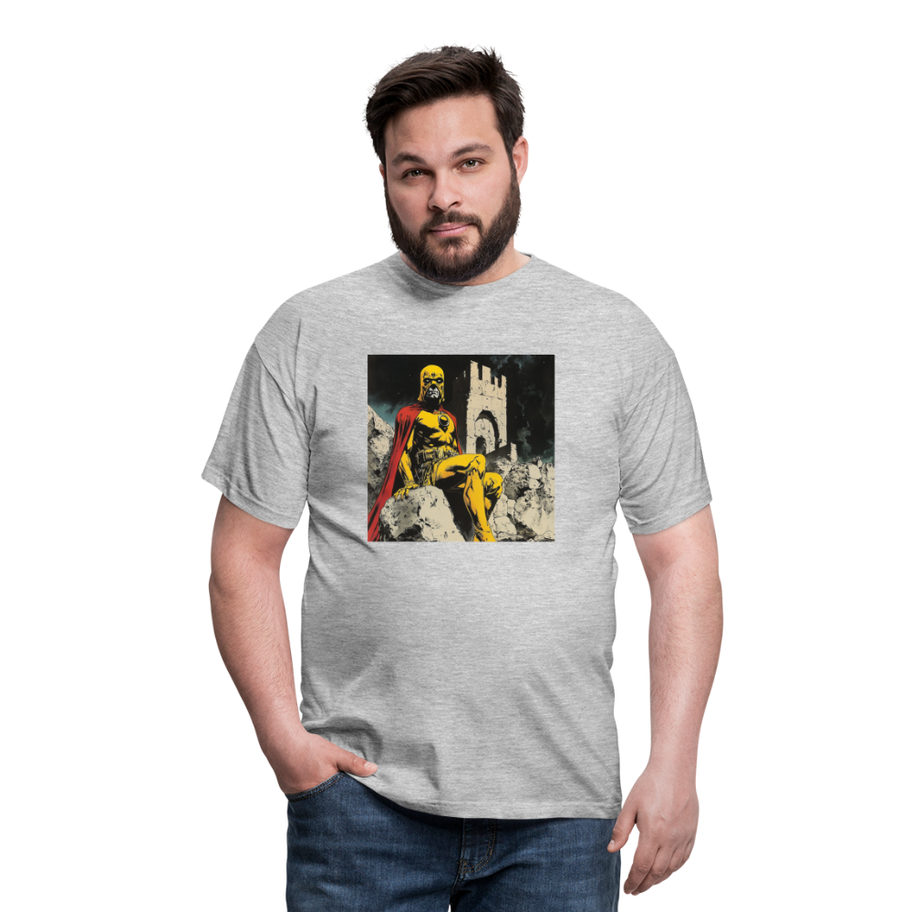 Orkalon, T-shirt herr - gråmelerad