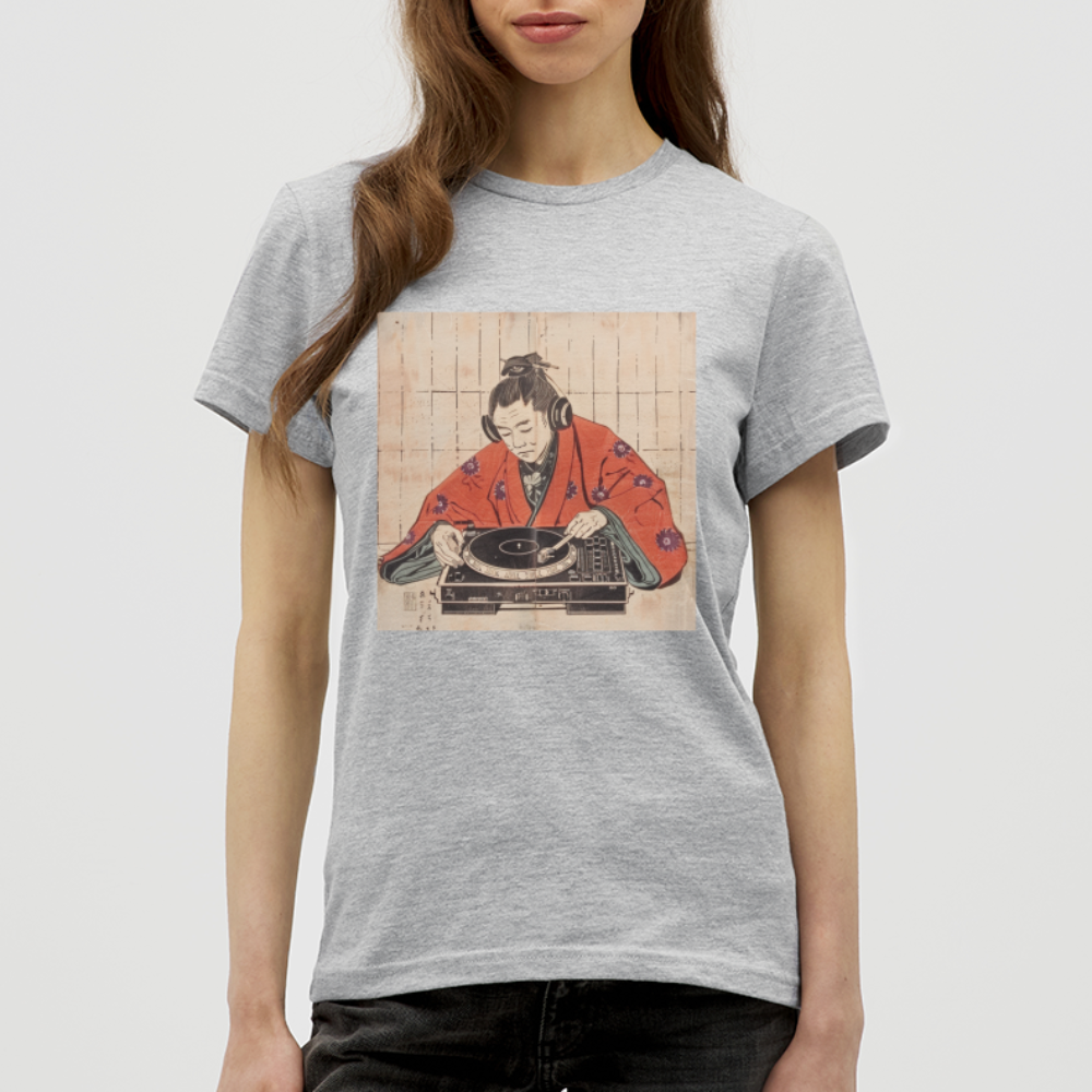 Echo från Edo, T-shirt dam - gråmelerad