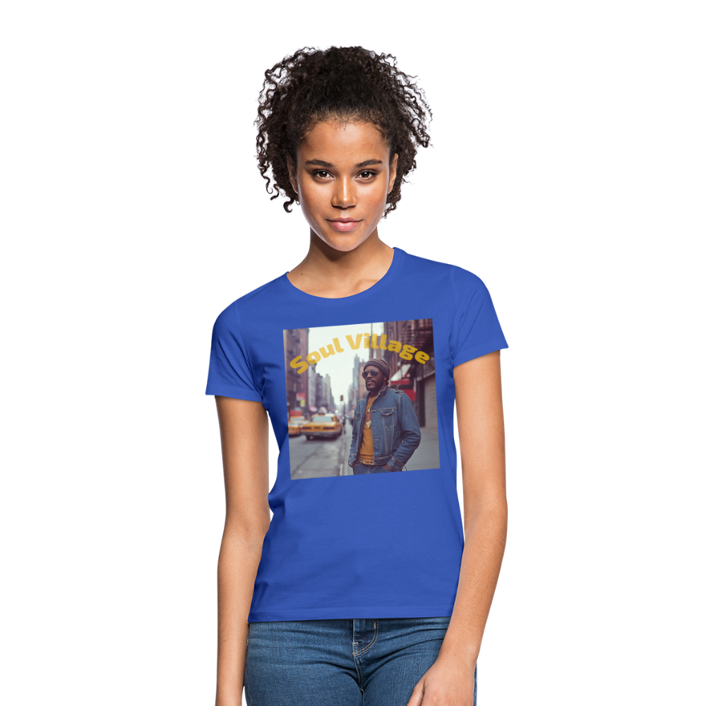 Soul Village, T-shirt dam - royalblå
