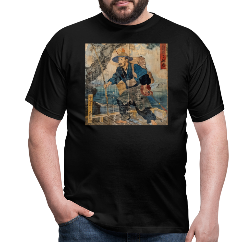 Fiskaren som bytte karriär, T-shirt herr - svart