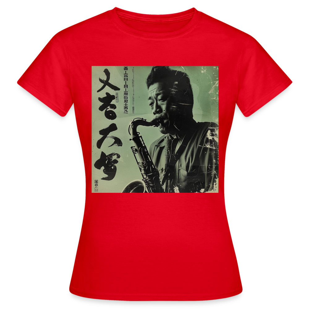Live Mount Fuji Jazzcafé , T-shirt dam - röd