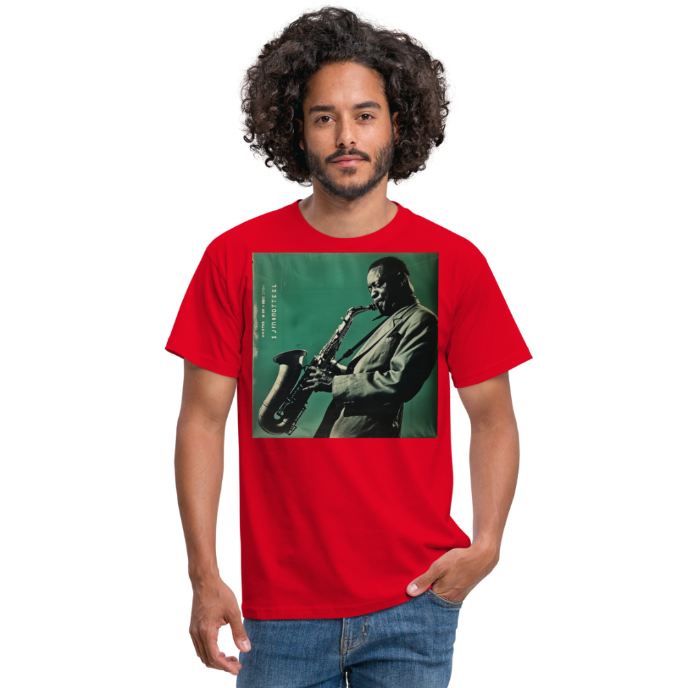 Nattens Toner i New York, T-shirt herr - röd