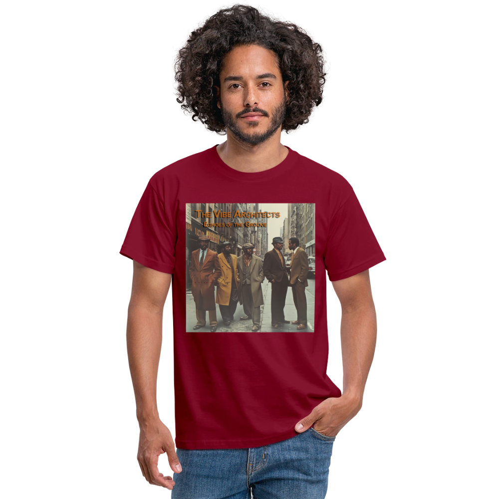 The Vibe Architects, T-shirt herr - tegelröd