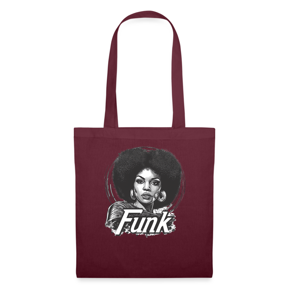 Funk Queen: Power in Motion, (transparent bakgrund) TygvÀska - vinröd