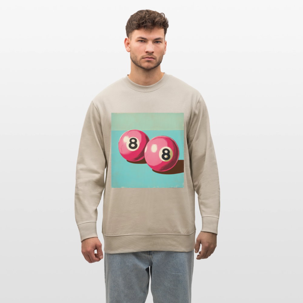 Rosa Rivaler, Ekologisk sweatshirt CHANGER unisex från Stanley/Stella - beige