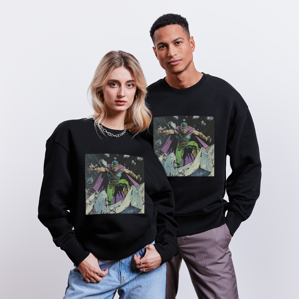 Granitus, Ekologisk oversizetröja RADDER unisex från Stanley/Stella - svart