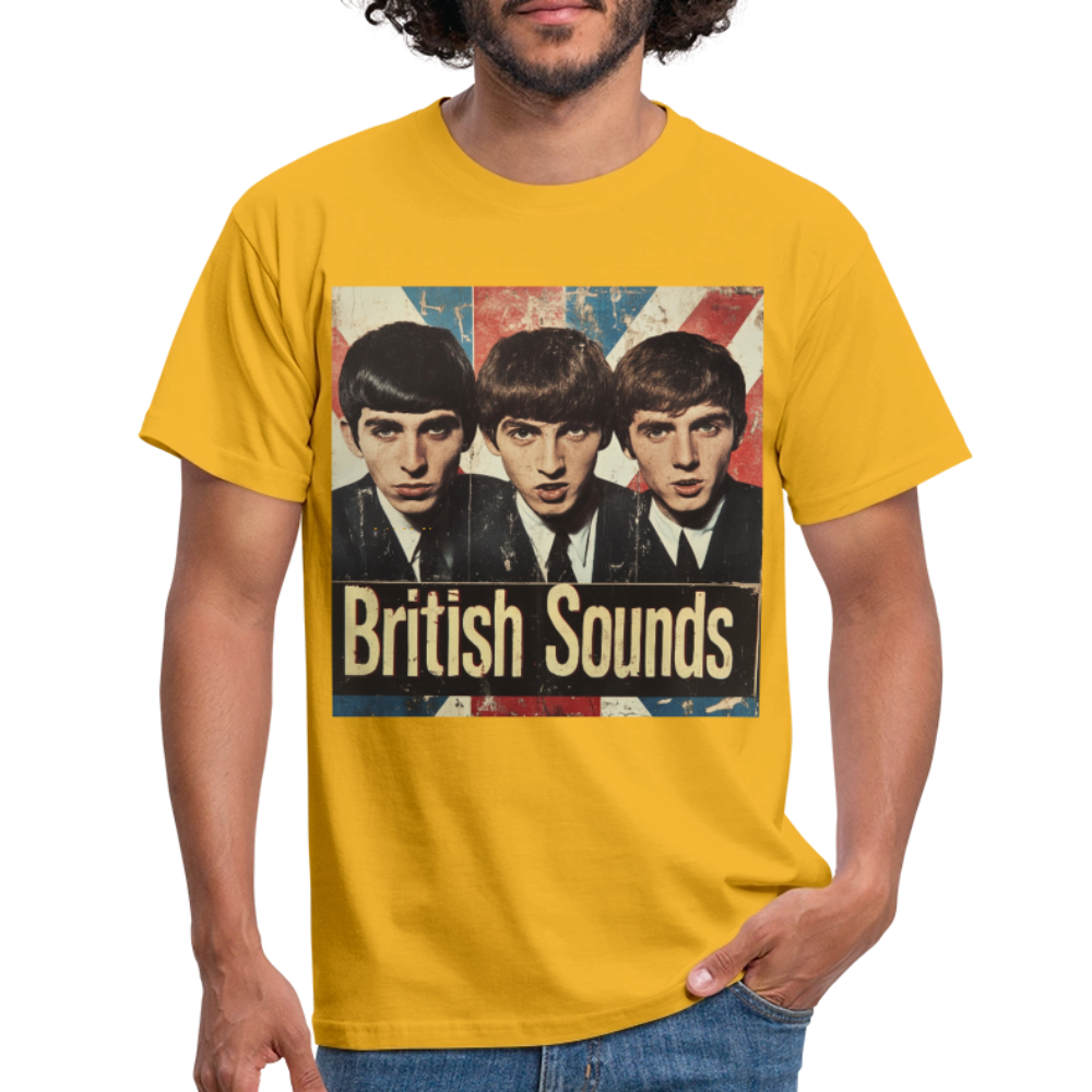British sounds 1965, T-shirt herr - gul