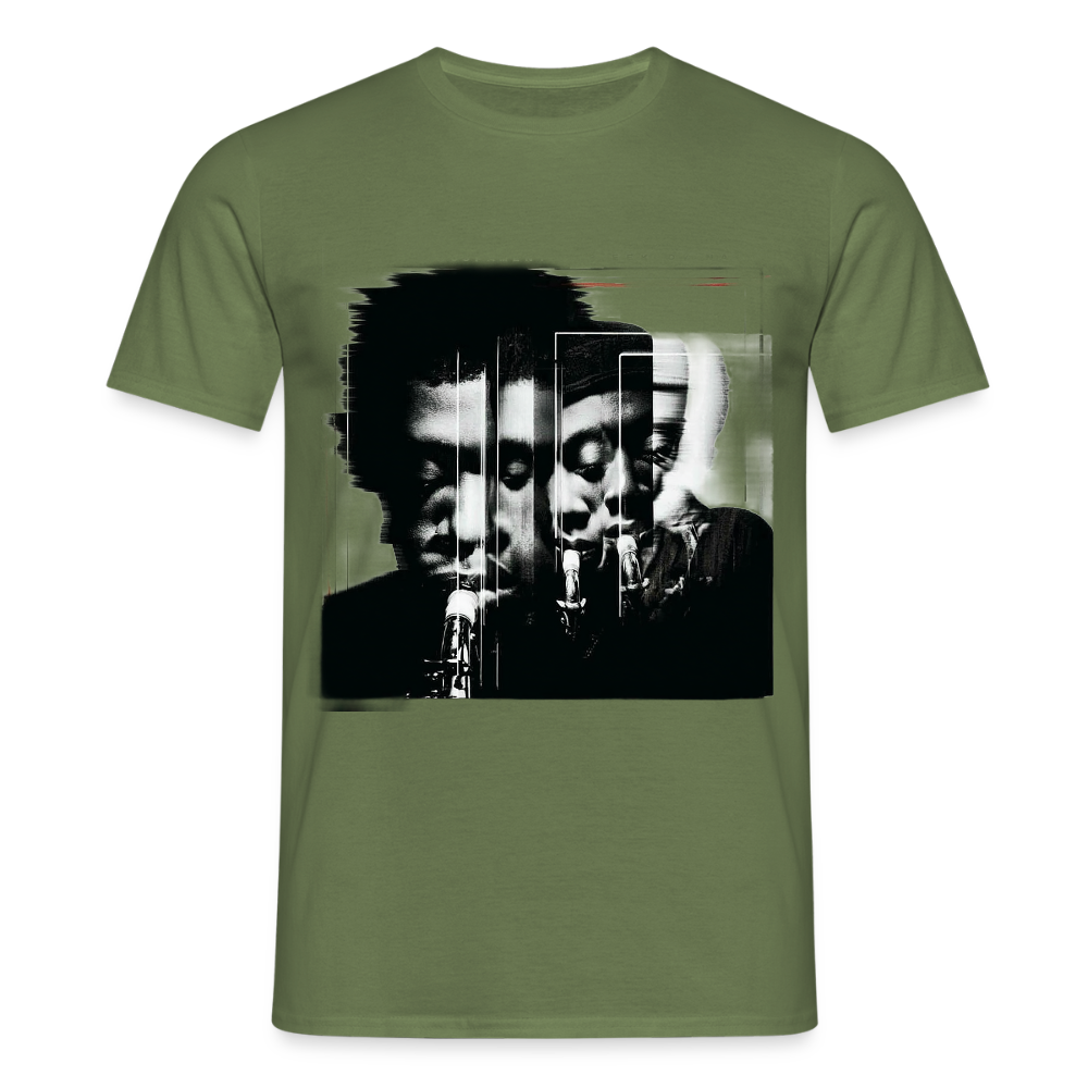 Between Breaths, T-shirt herr - Militärgrön