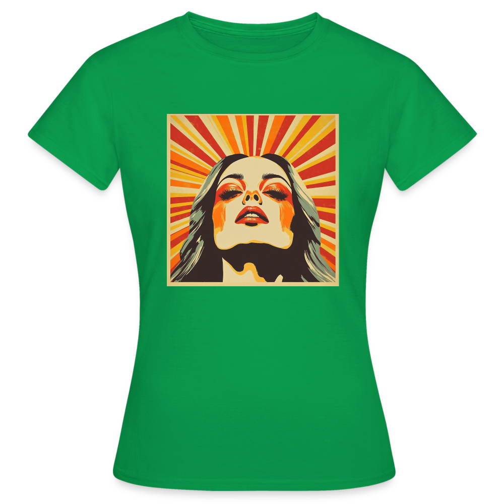 Sun Girl, T-shirt dam - kellygrön