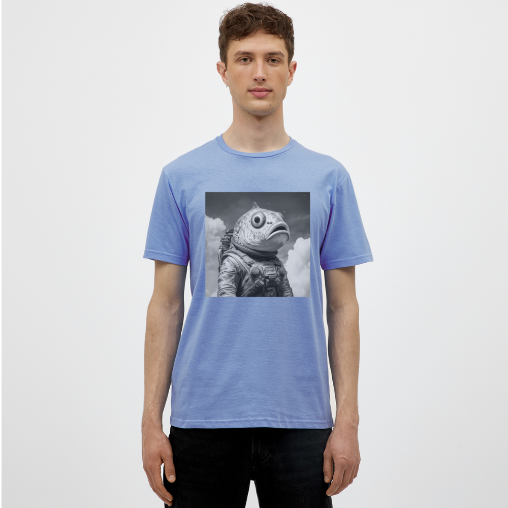 En ensam simtur i universum, T-shirt herr - carolina blue